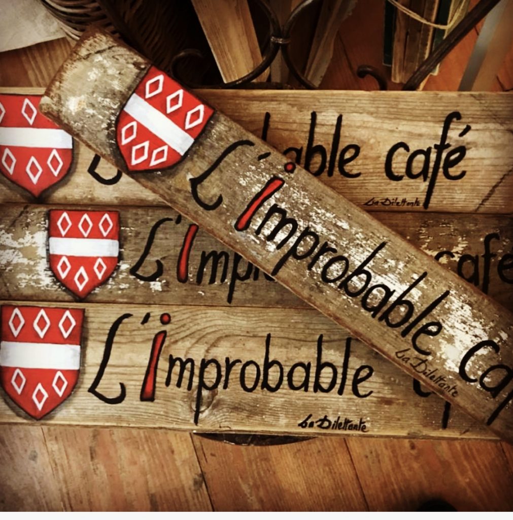 signalisation café l'improbable