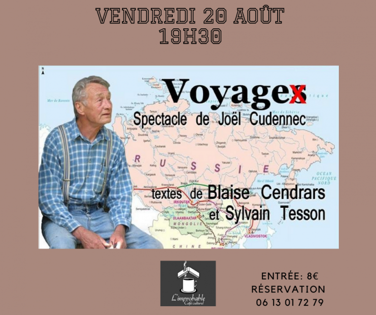 Pièce de théâtre « Voyage(s) » Vendredi 20 Août 2021