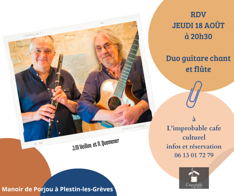 Duo guitare chant flûte